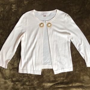 Loft creme cardigan